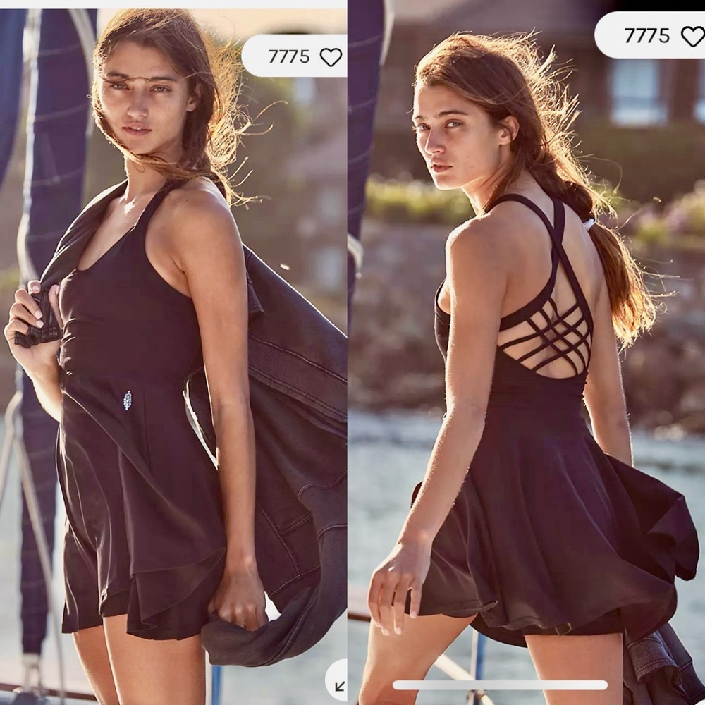 Free People Good Karma Dress M/L with Shorts M/L NWOT
